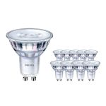 Voordeelpak 10x Philips Corepro LED Spot GU10 PAR16 4.6W 370lm 36D - 830 Warm Wit | Vervangt 50W