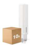 Voordeelpak 10x Philips CorePro PL-C LED 6.5W 770lm - 840 Koel Wit | 4-Pin - Vervangt 18W