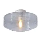 It's about RoMi Plafondlamp Verona Glas Transparant | Geschikt voor 1x E27 