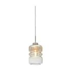It's about RoMi Hanglamp Verona Glas Bruin | Geschikt voor 1x E27 