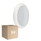 Voordeelpak 5x Philips LED Bulkhead Ledinaire WL070V Gen 2 Wit 17W 1700lm - 830-840 CCT | 300mm - IP65